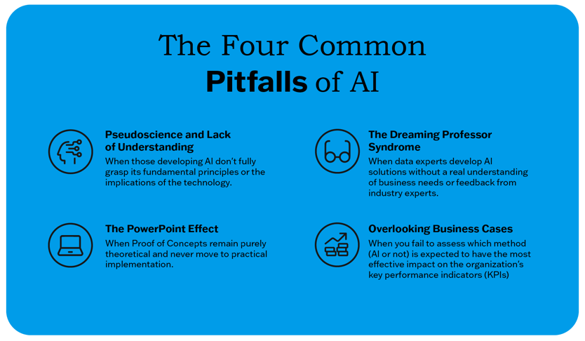 The Four Common Pitfalls of AI