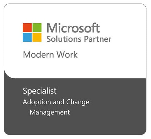 Microsoft Solutions -partner-tunnus muutosjohtamisesta