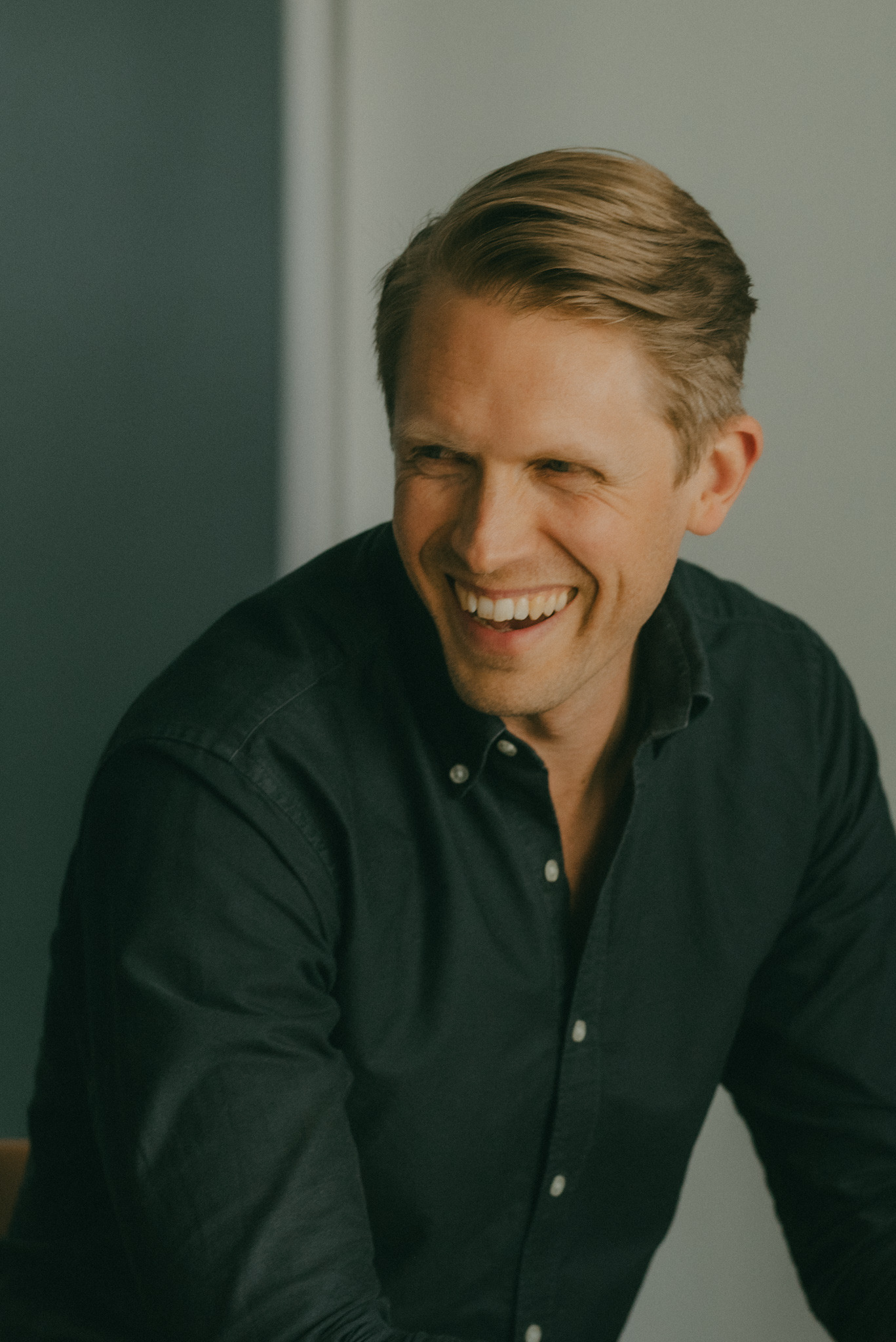 Smiling man
