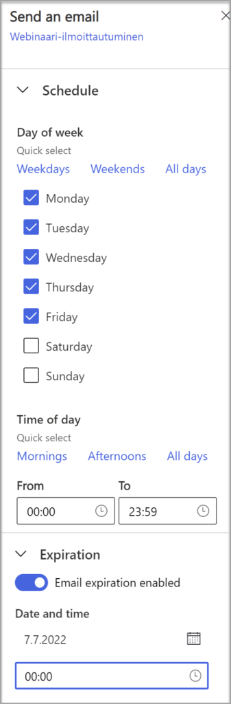 twoday-blog-vinkit-sahkopostiviestintaan-dynamics-marketing-expiration